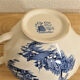 Teapot "The old Mill" English porcelain stamped Johnson & Bro