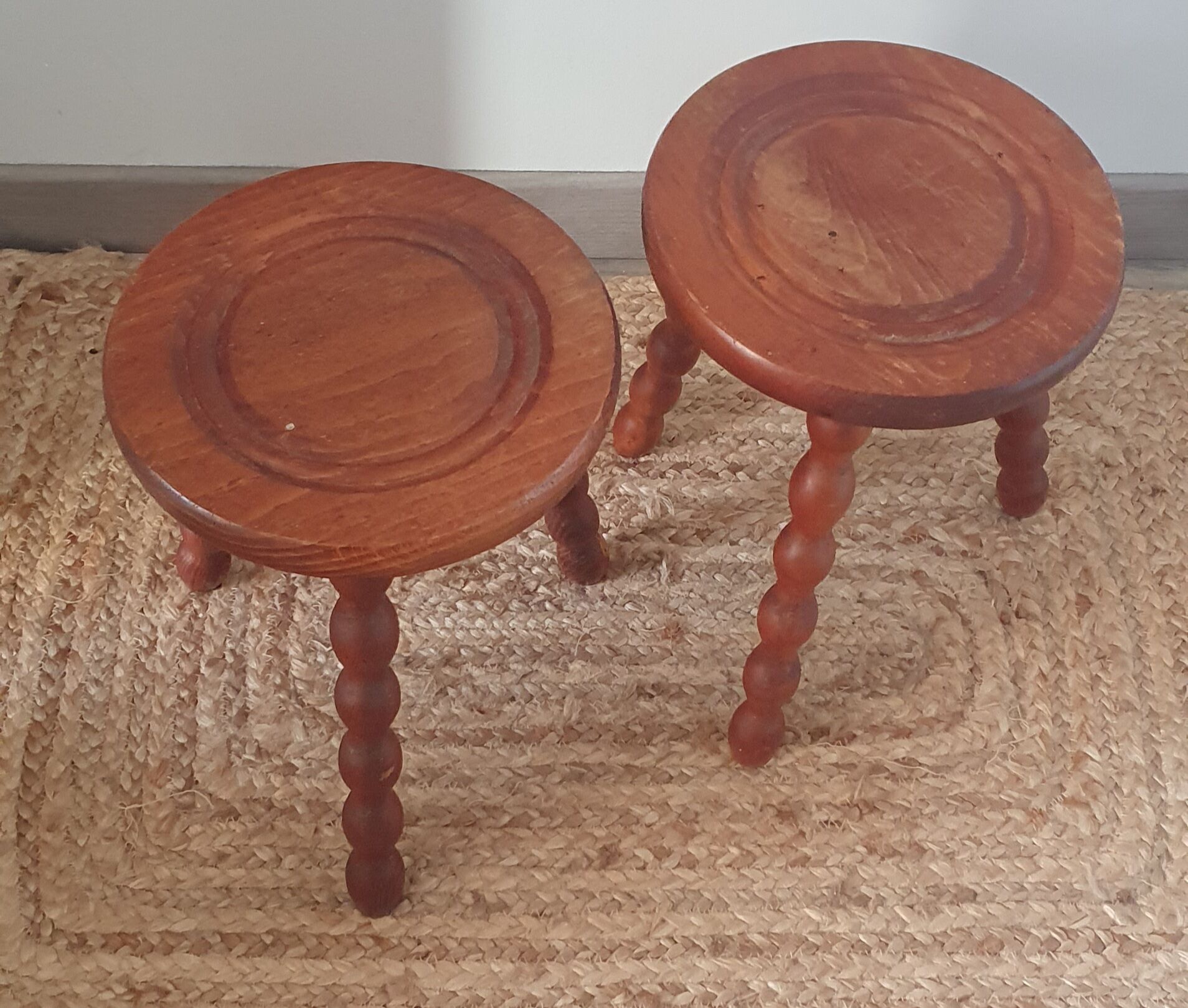 Wooden stools