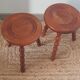 Wooden stools