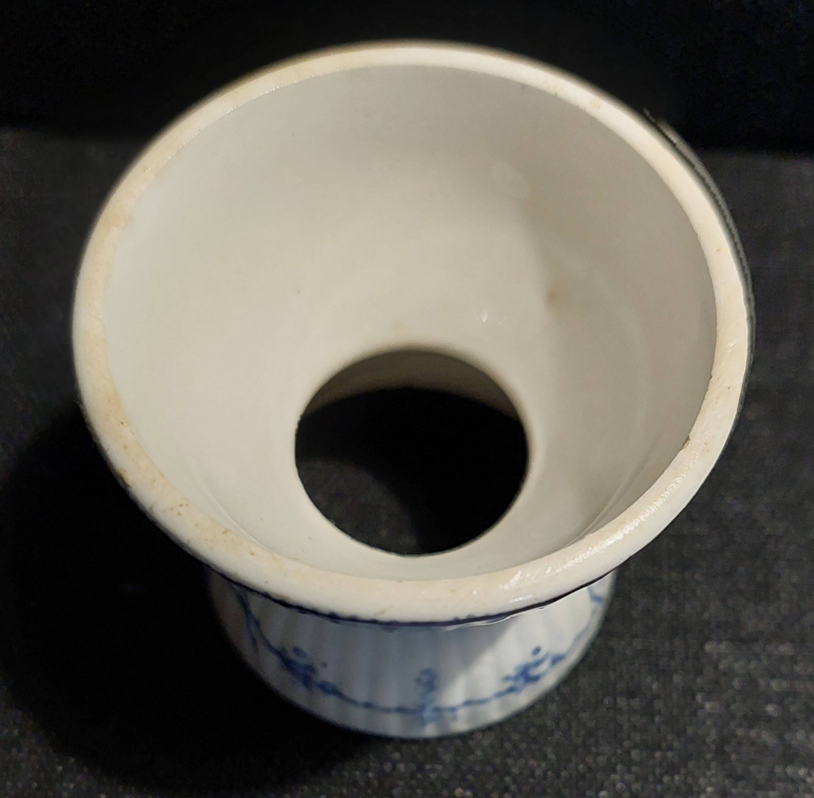 Earthenware diabolo egg cup early 20th century