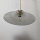 Vintage white opaline pendant light