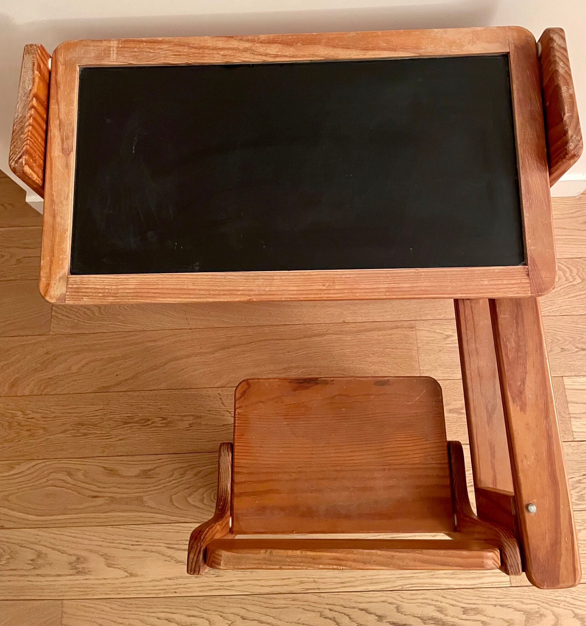 Design desk in folding wood for children Trama 1970 vintage