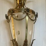 Bronze and polished glass suspension circa 1900