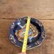 Ashtray Pocket Dish Earthenware Gien Renaissance Model Angel Cherub Blue