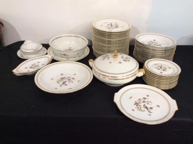 Table set Emaux de Limoges