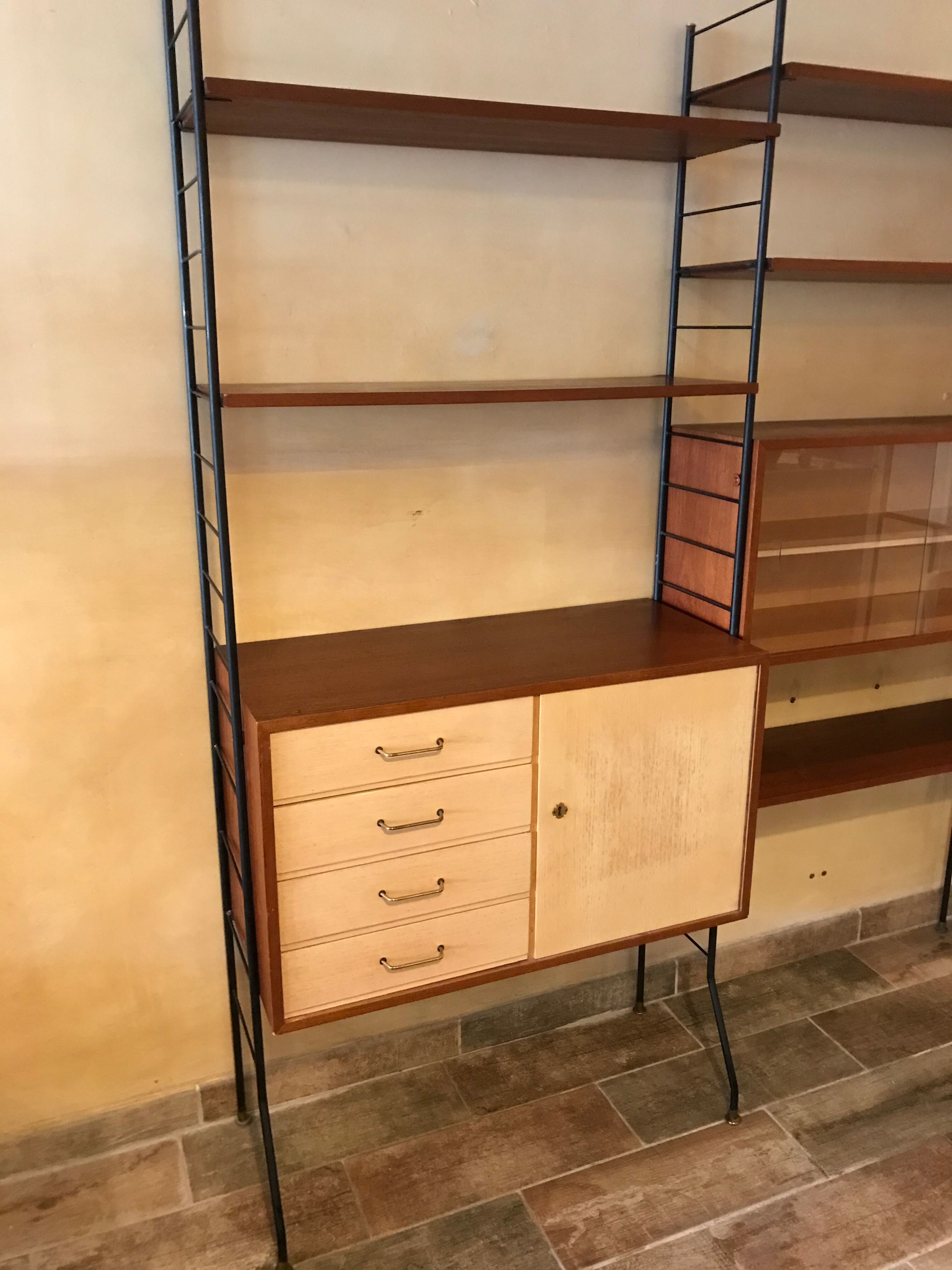 1950s modular shelf