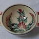 Ceramic eared bowl signed HB Quimper