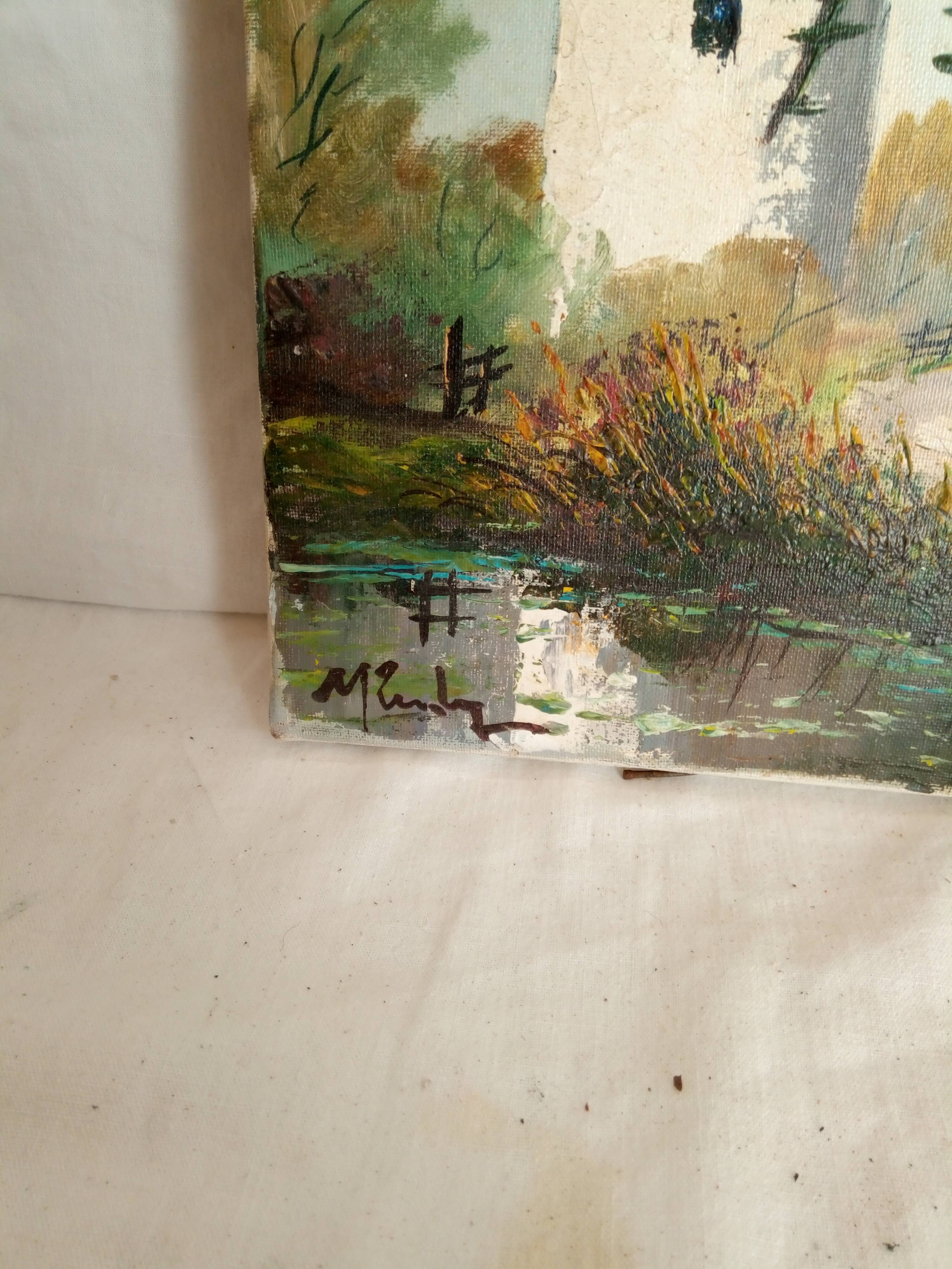 Oil on canvas, landscape