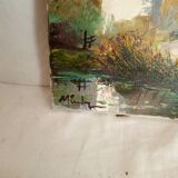 Oil on canvas, landscape