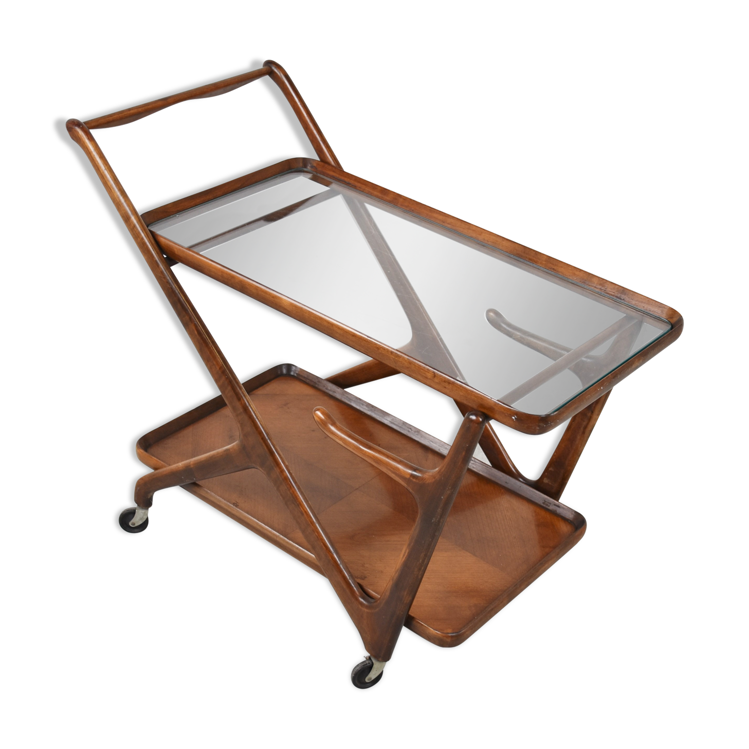 Vintage italian serving trolley, 1950s