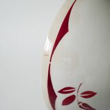 Large Digoin Sarreguemines earthenware bowl, 1950