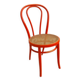 Chaise bistrot orange