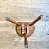 Old wooden farm stool