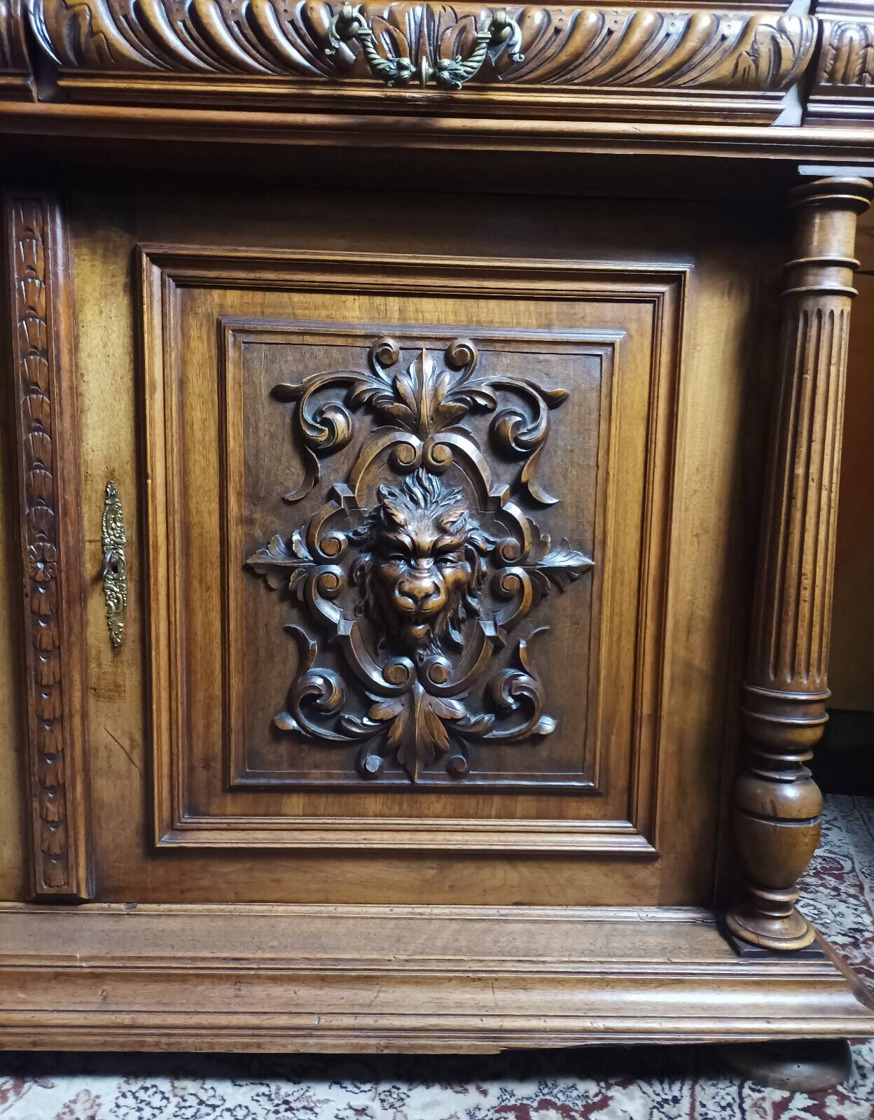 19th Century Walnut Renaissance Buffet