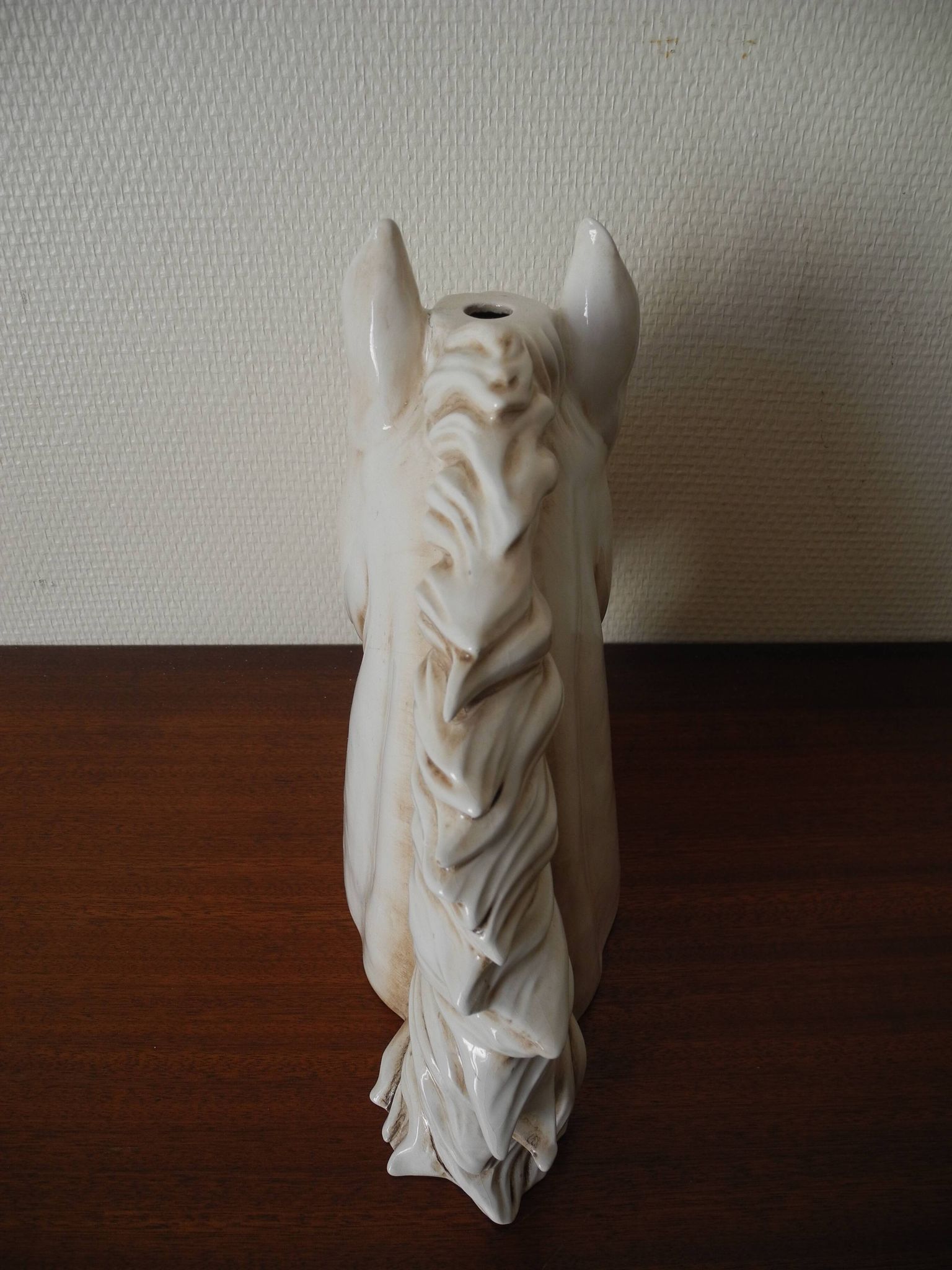 Ceramic horse head lamp base vintage horse lamp base design 70s
