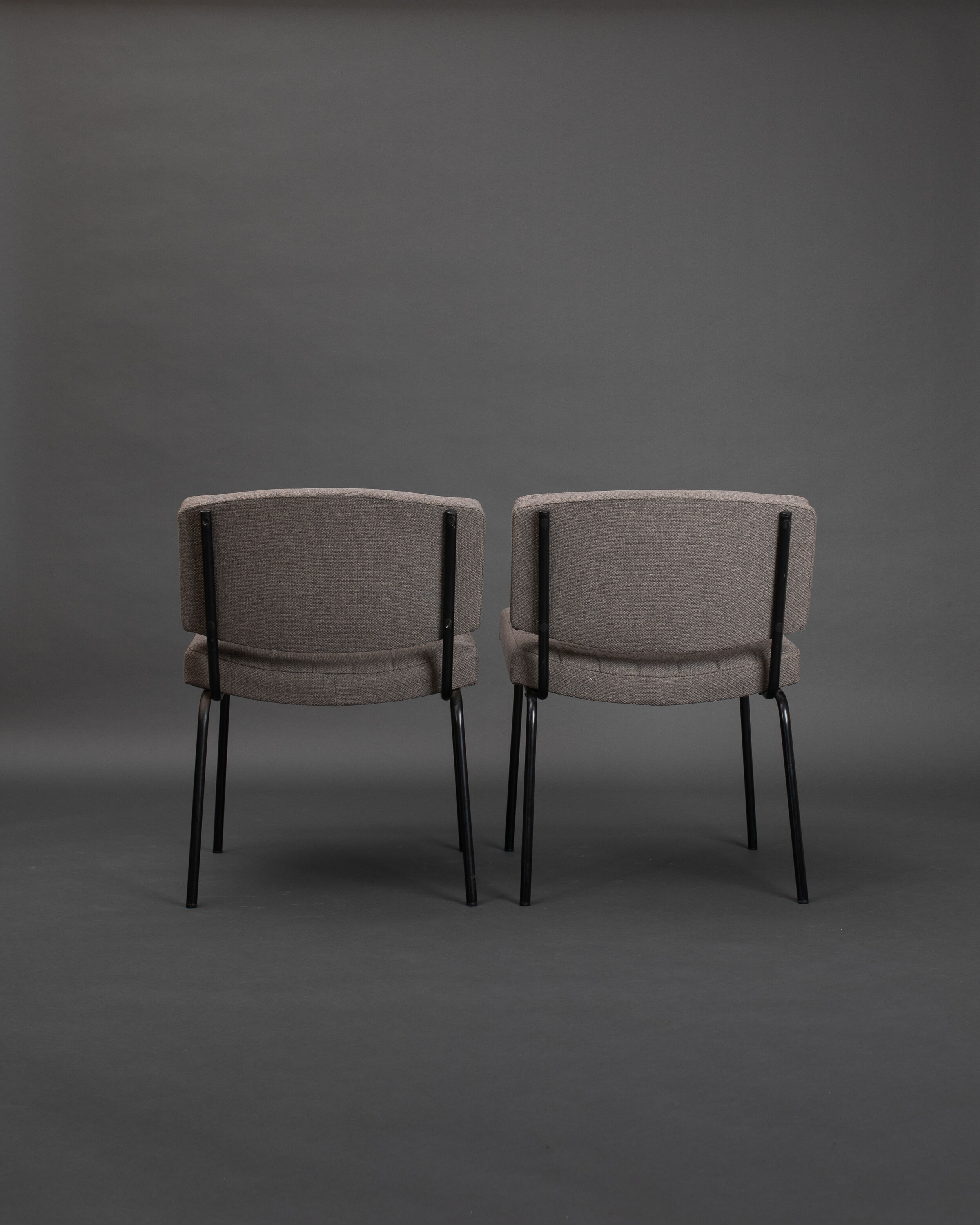 Pair of 'conseil' armchairs by Pierre Guariche for Meurop 1960