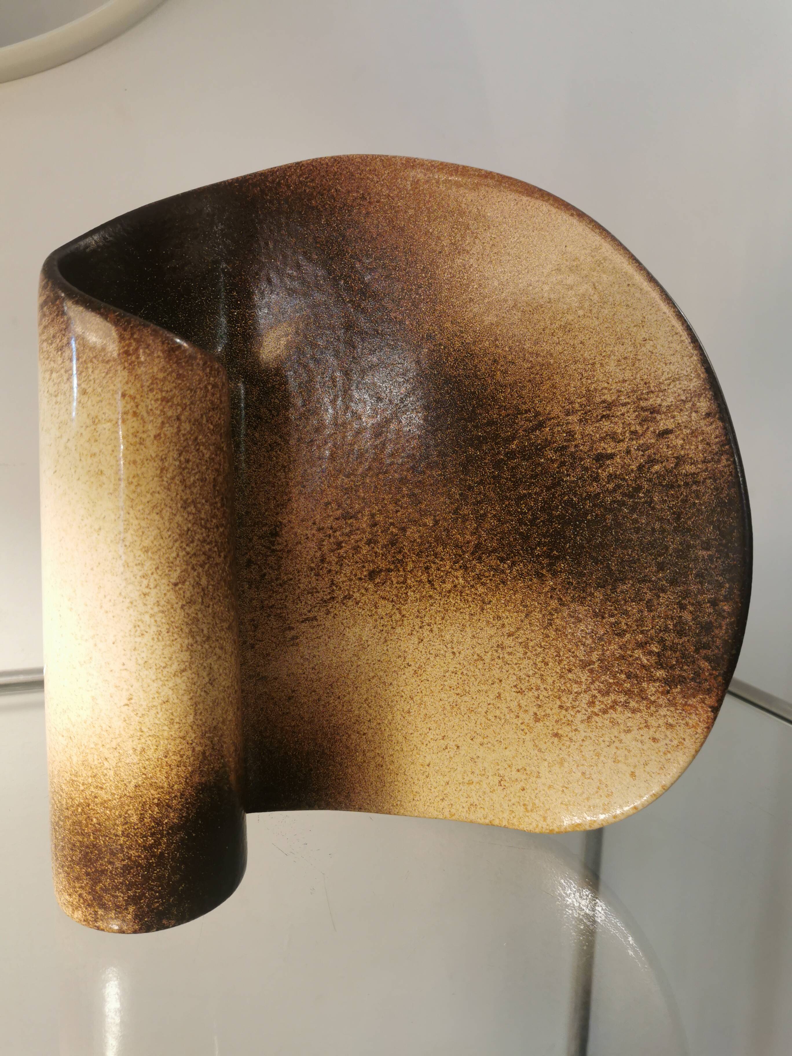 Vintage vase by Fred and Andrée Stocker, France, 1970s