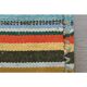 1970s vintage Turkish Oushak handmade wool cotton orange runner rug 79x237