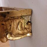Antique gilded console table rococo style first half of 1900s