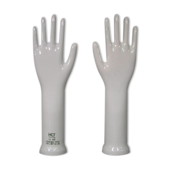 Pair of porcelain hands, West Germany 60s