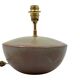 Mid-century modern green ceramic lamp base, Alain di Bin France 1960s