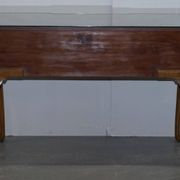Console Burr Walnut Art Deco Denby & Spinks Breakfront