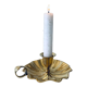 Indian candle holder in golden brass