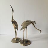 Couple of brass birds
