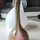 Vase en verre d Art soufflé/opaline , Murano, Italie, années 70