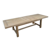 Table de ferme en chêne massif avec rallonges