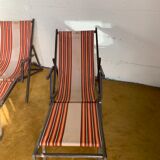 Pair of deck chairs