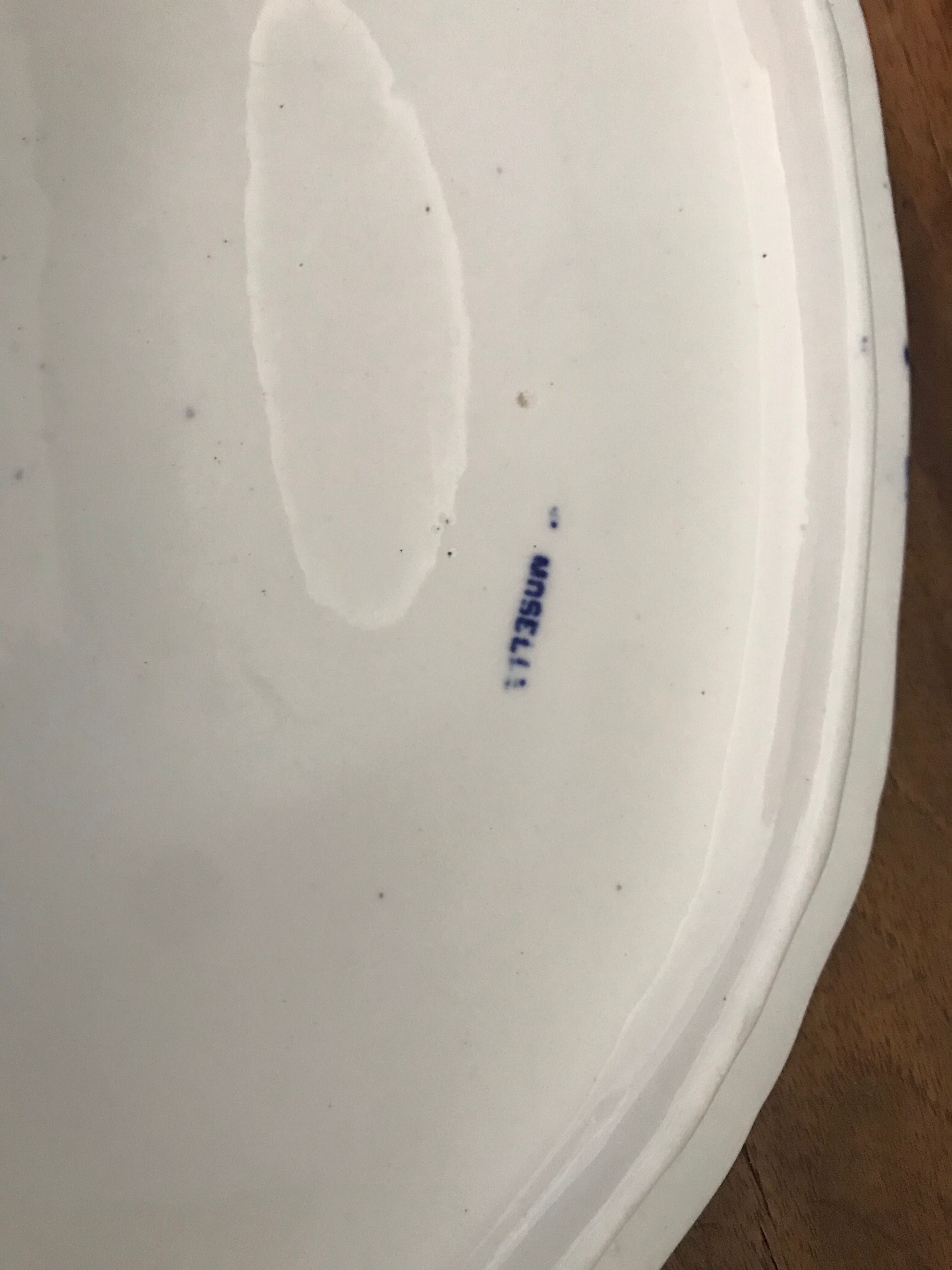 Old Sarreguemines dish