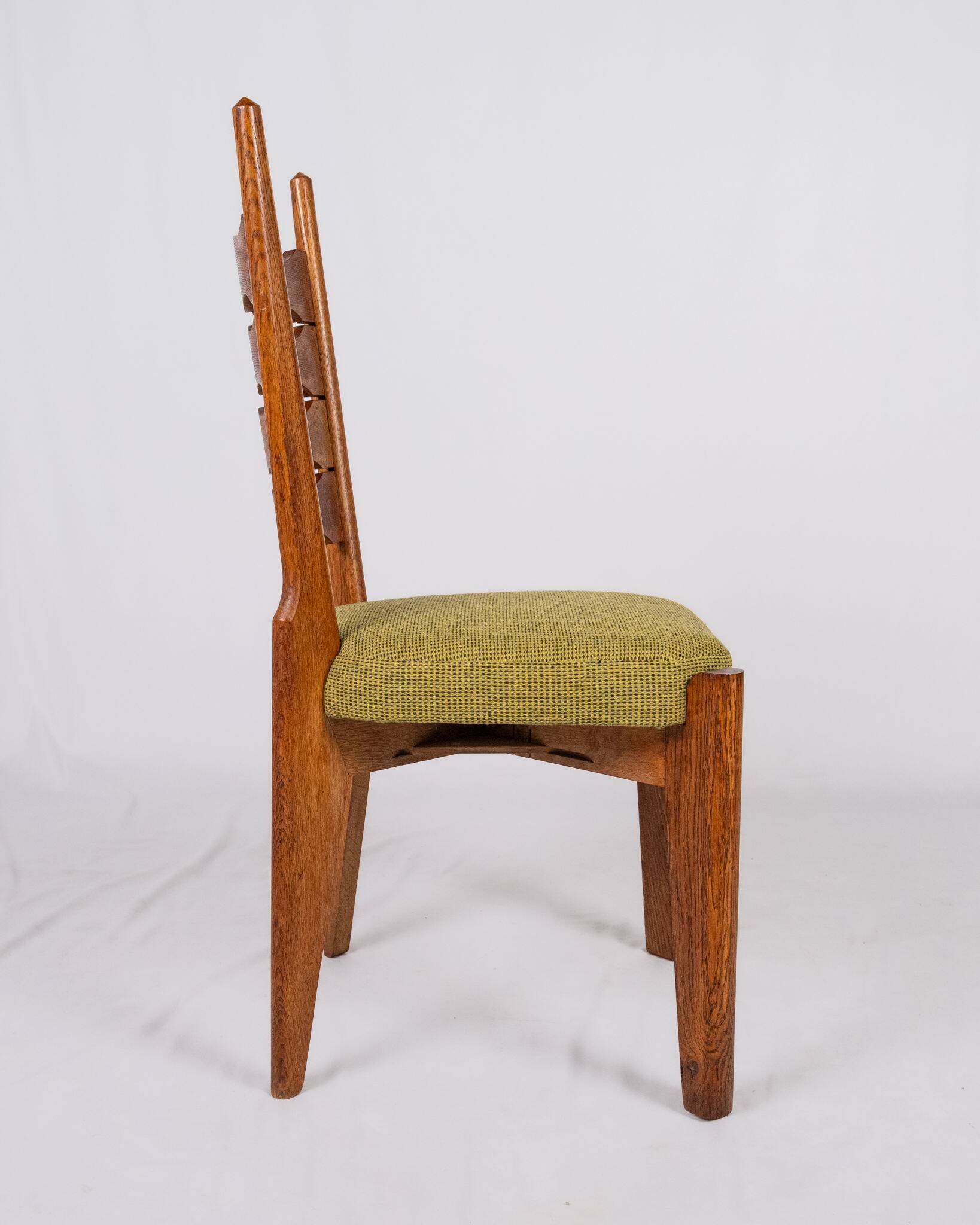 Set of 6 Guillerme and Chambron chairs for Your Home, France, 1950s