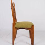 Set of 6 Guillerme and Chambron chairs for Your Home, France, 1950s