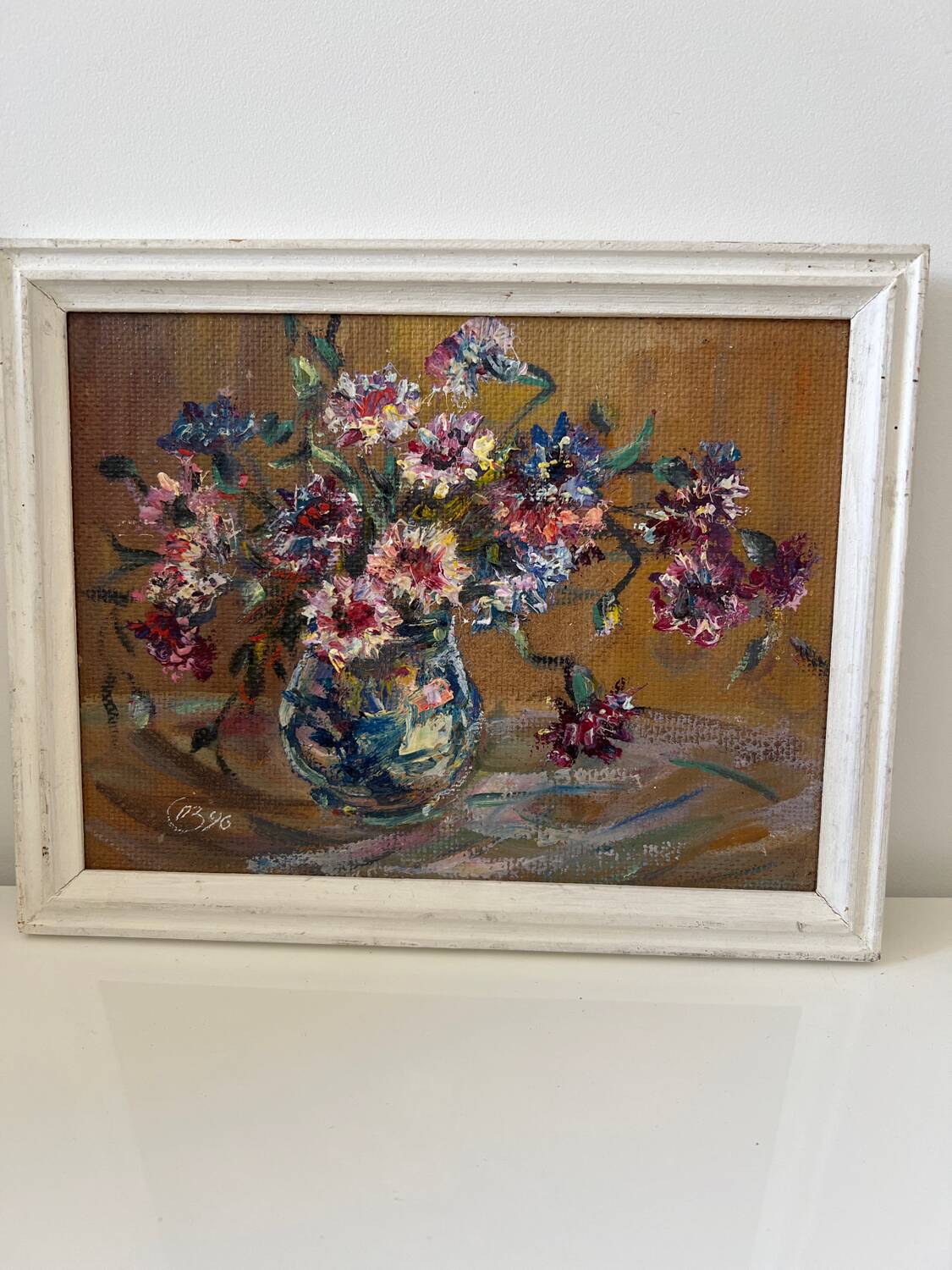 Oil painting on wood