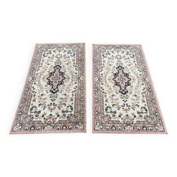 Paire de tapis persans en laine 80x150