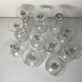 Antique stemmed glasses