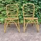 Pair of Van Rohe rattan chairs