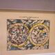 Engraving latin celestial map 1600