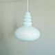 Suspension Space Age en opaline bleue, Peill & Putzler, 1970