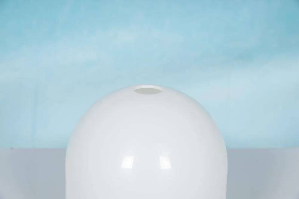 Mushroom table lamp, space age design, Italian 1970s.