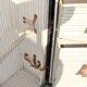 Antique 1920s Wardrobe Cabin Trunk Transatlantic Wardrobe Chest Dressing Room