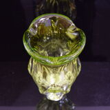 Vase art glass par Josef Hospodka, ancienne tchécoslovaquie, années 1960