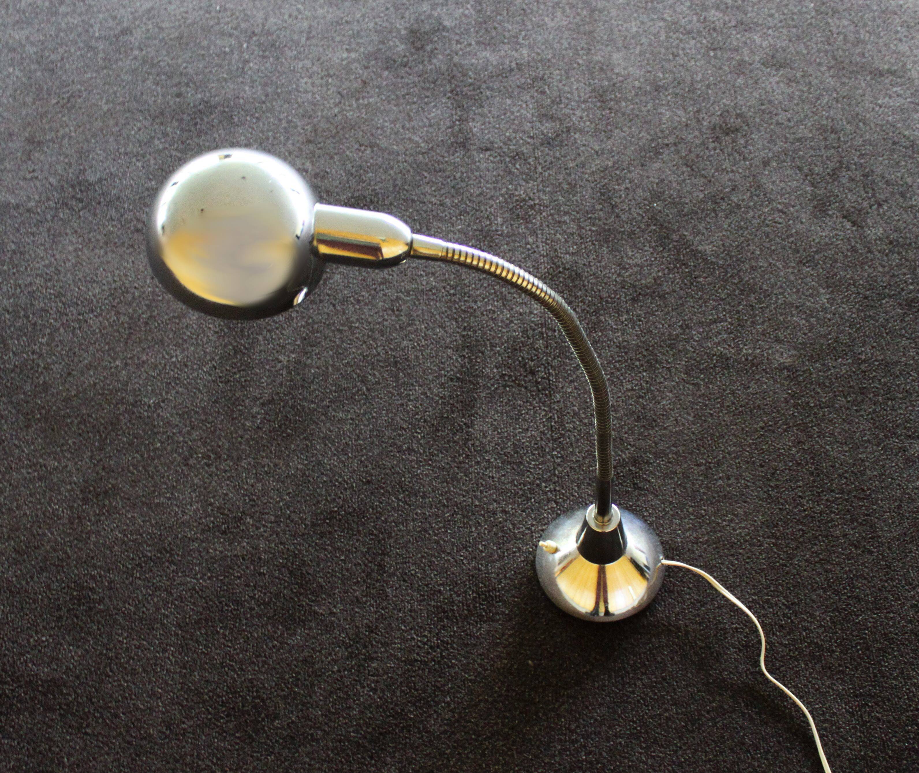 Chrome desk lamp, 50s.