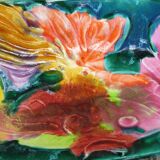 Ceramic dish Vallauris 1960s, fish