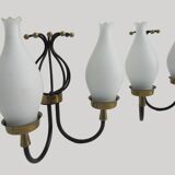 Set of 2 Italian vintage  wall light sconces in style Arredoluce/ Stilnovo