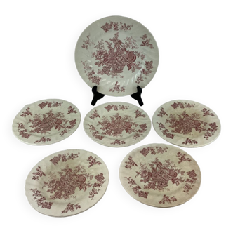 Old dessert service made in England Bountiful