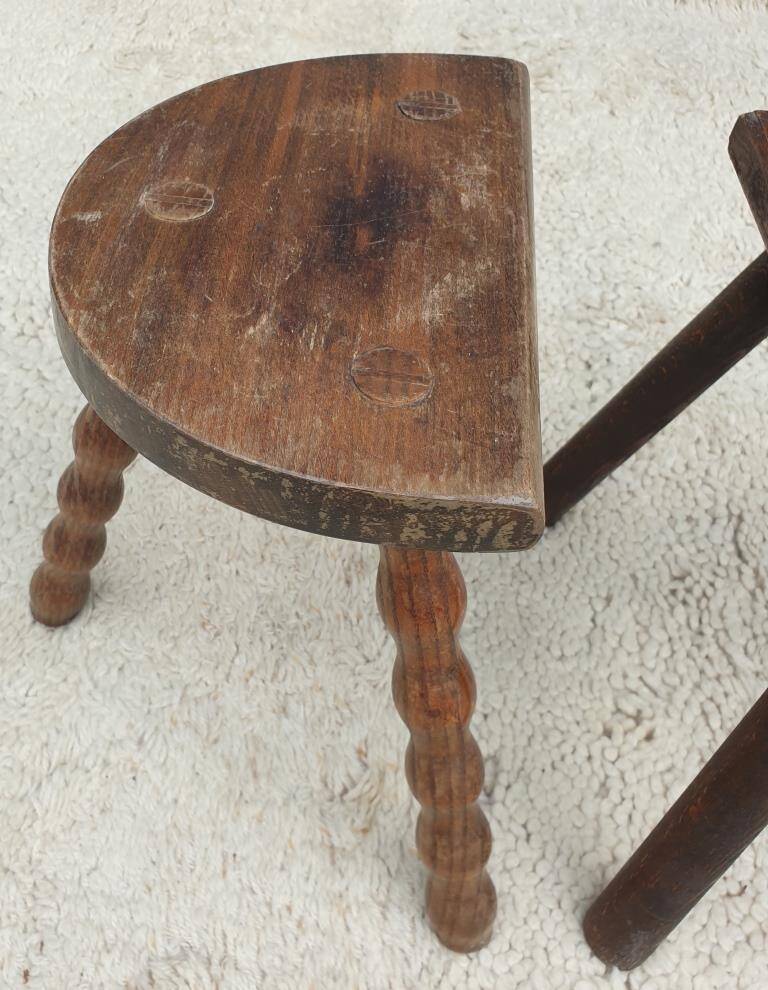 Trio of Nature decorative milking stools