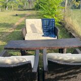 Senoufo Coffee Table XXXL (2m | 1.80m) in Solid Wood