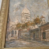 ancient oil on canvas by Perrier